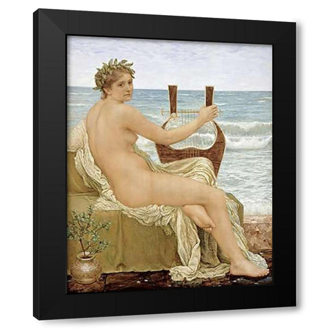 Music Black Modern Wood Framed Art Print with Double Matting by Holliday, Henry