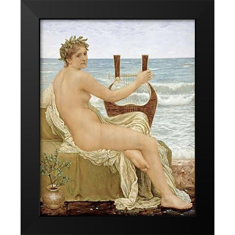 Music Black Modern Wood Framed Art Print by Holliday, Henry