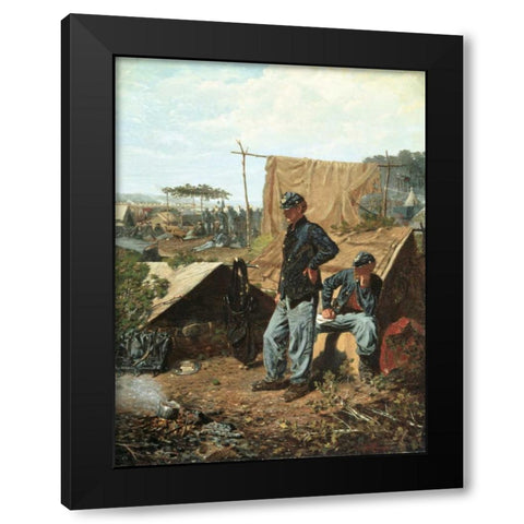 Home, Sweet Home Black Modern Wood Framed Art Print by Homer, Winslow