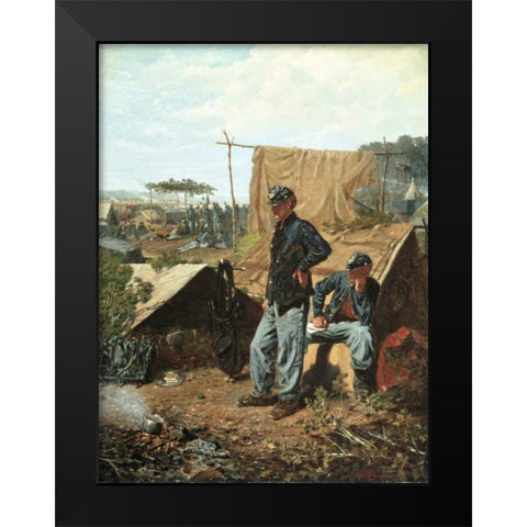 Home, Sweet Home Black Modern Wood Framed Art Print by Homer, Winslow