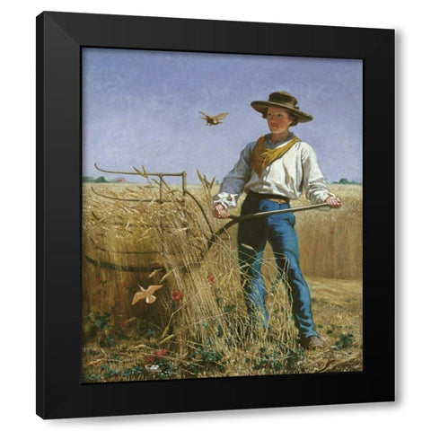 The Invasion Black Modern Wood Framed Art Print by Mayer, Frank Blackwell
