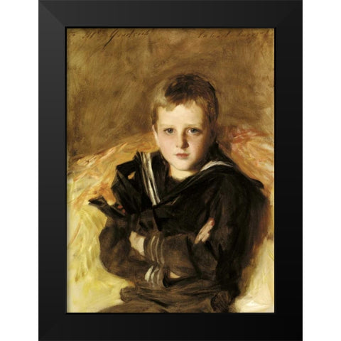 Portrait of Caspar Goodrich Black Modern Wood Framed Art Print by Sargent, John Singer