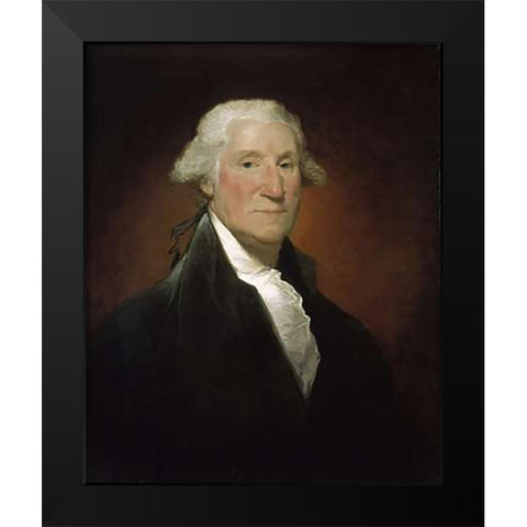 George Washington Black Modern Wood Framed Art Print by Stuart, Gilbert