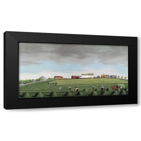Ralph Wheelocks Farm Black Modern Wood Framed Art Print by Alexander, Francis
