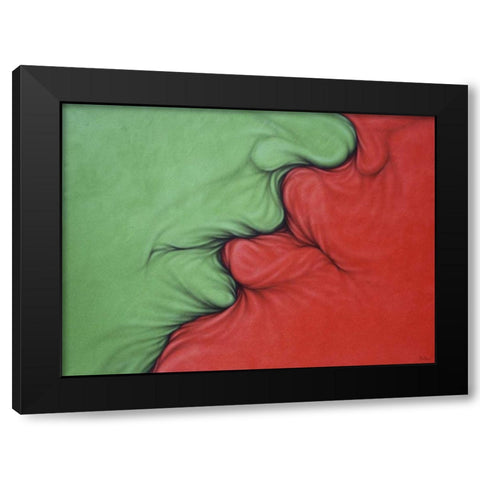 Complementarios Black Modern Wood Framed Art Print with Double Matting by Bertani, Ernesto