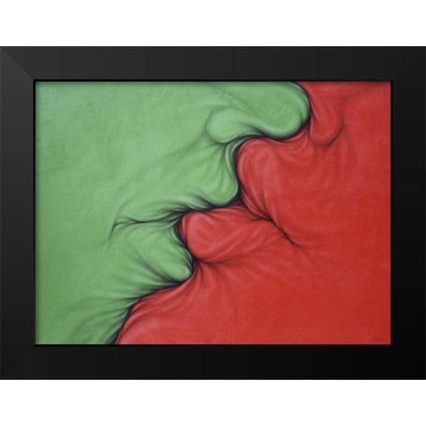 Complementarios Black Modern Wood Framed Art Print by Bertani, Ernesto