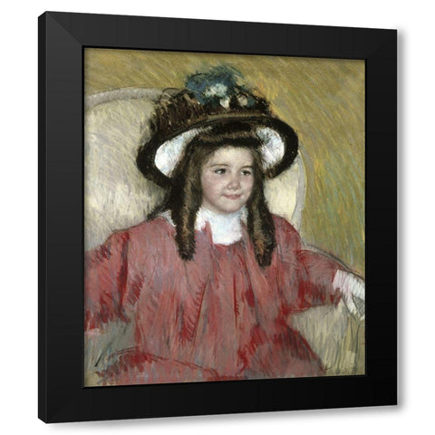Anne Marie Durand Ruel Black Modern Wood Framed Art Print by Cassatt, Mary