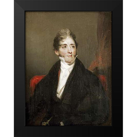 Benjamin Chew Willcock Black Modern Wood Framed Art Print by Chinnery, George