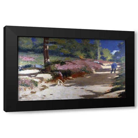 Midday Black Modern Wood Framed Art Print with Double Matting by Dodge, William de Leftwich