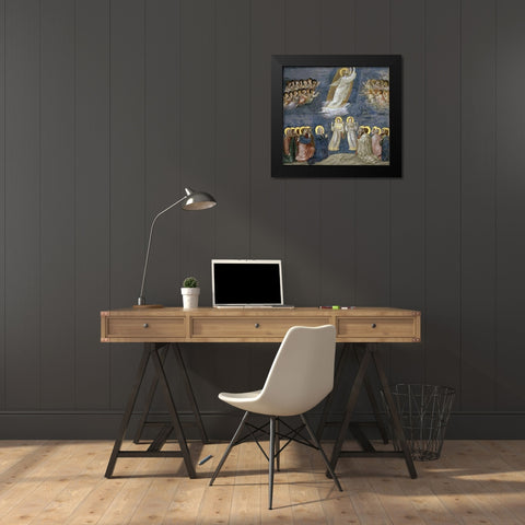 Ascension Black Modern Wood Framed Art Print by Giotto
