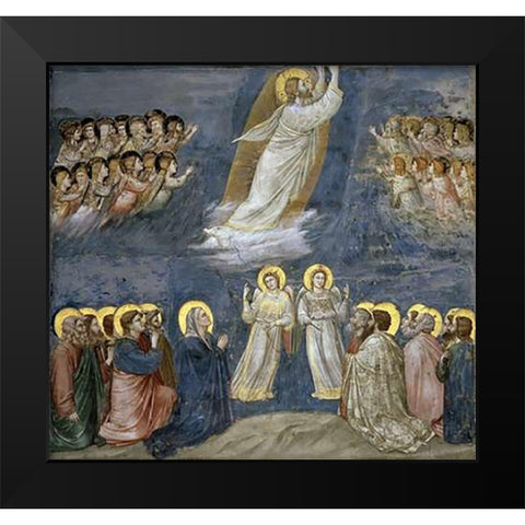 Ascension Black Modern Wood Framed Art Print by Giotto