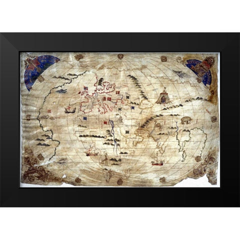 Figura Totius Orbe Thexora Universale Black Modern Wood Framed Art Print by Hargonio, Fra Bona