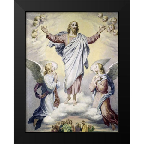 Ascension, The Hoffman Black Modern Wood Framed Art Print by Hofmann, Heinrich