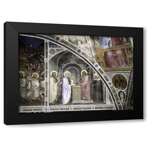 Museumistening: Johnfrom: Stories of Museumist Black Modern Wood Framed Art Print by De Menabuoi, Giusto