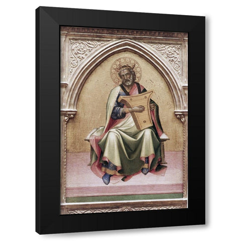 David Black Modern Wood Framed Art Print by Monaco, Lorenzo