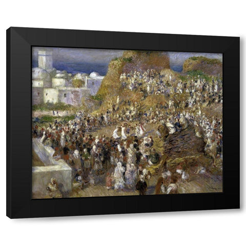 The Mosque (Arab Holiday) Black Modern Wood Framed Art Print by Renoir, Pierre-Auguste