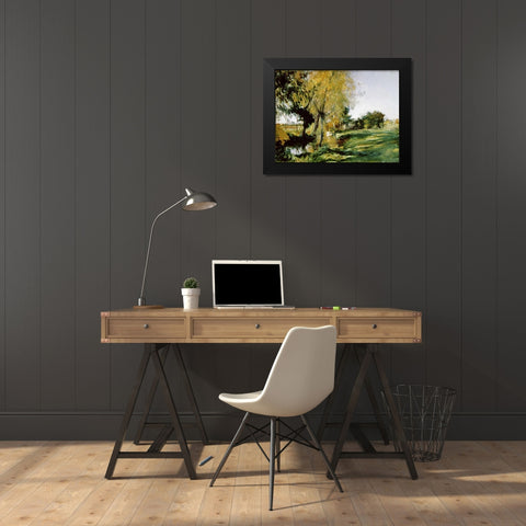 At Broadway Black Modern Wood Framed Art Print by Sargent, John Singer