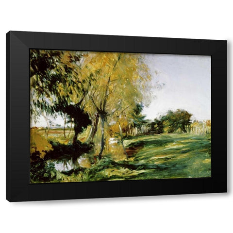 At Broadway Black Modern Wood Framed Art Print with Double Matting by Sargent, John Singer
