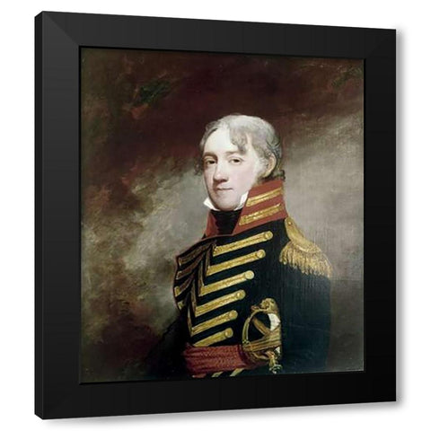 General Fenwick Black Modern Wood Framed Art Print with Double Matting by Stuart, Gilbert
