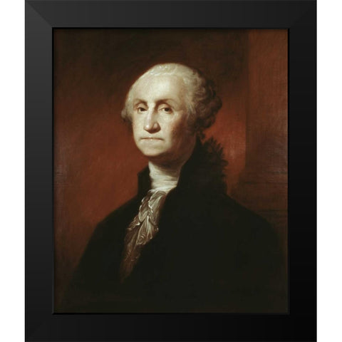 George Washington Black Modern Wood Framed Art Print by Stuart, Gilbert