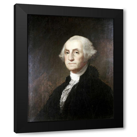George Washington Black Modern Wood Framed Art Print with Double Matting by Sully, Thomas