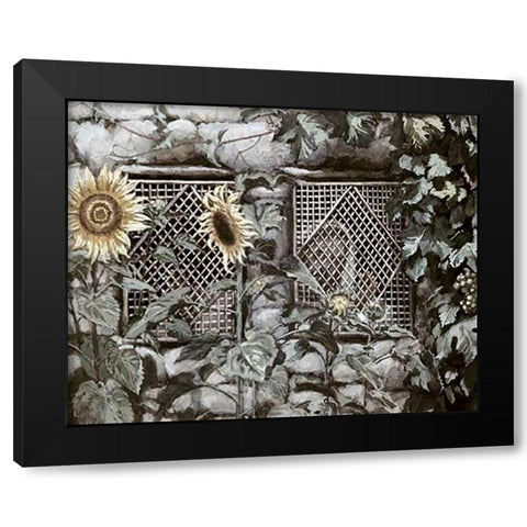 Behold! He Standeth Behind Our Wall Black Modern Wood Framed Art Print with Double Matting by Tissot, James