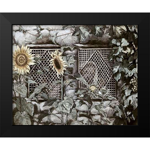 Behold! He Standeth Behind Our Wall Black Modern Wood Framed Art Print by Tissot, James