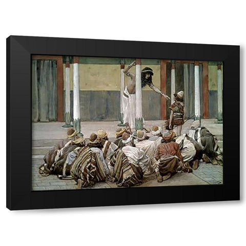 Brothers of Joseph Black Modern Wood Framed Art Print by Tissot, James