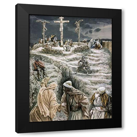 Eloi, Eloi Lama Sabachthani? Black Modern Wood Framed Art Print by Tissot, James