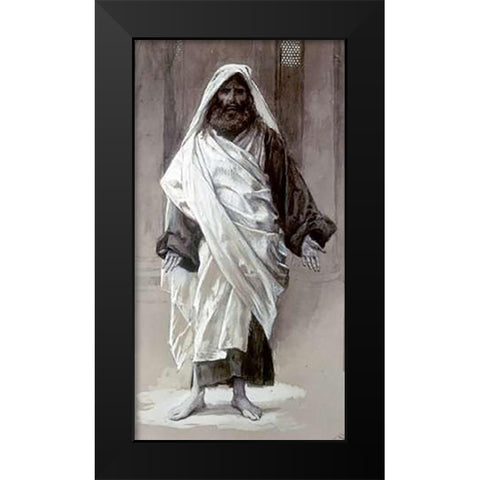 James The Greater Black Modern Wood Framed Art Print by Tissot, James