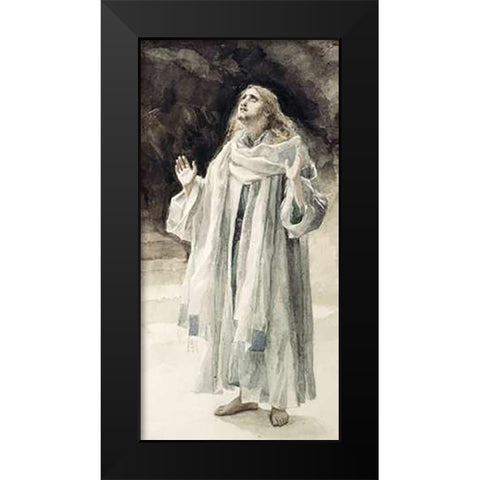 John Black Modern Wood Framed Art Print by Tissot, James