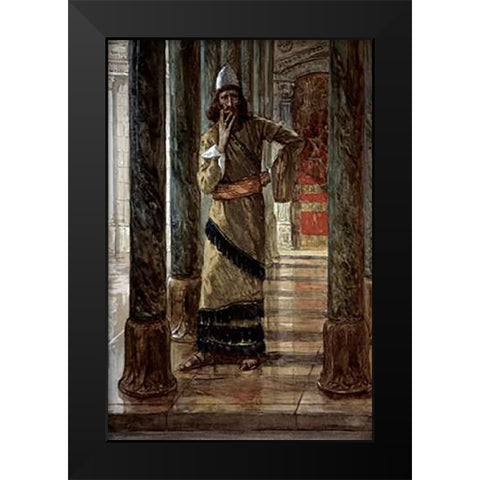 Mordecai Black Modern Wood Framed Art Print by Tissot, James