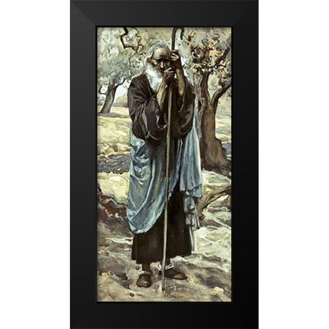 Obadiah Black Modern Wood Framed Art Print by Tissot, James