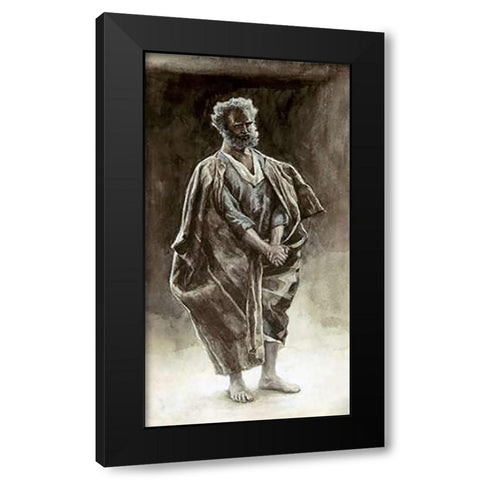 Peter Black Modern Wood Framed Art Print with Double Matting by Tissot, James