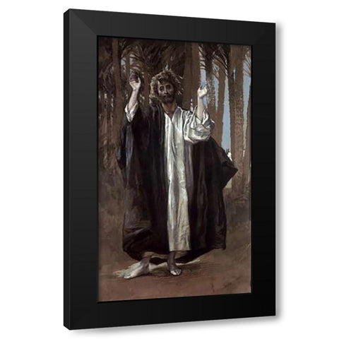 Simon Black Modern Wood Framed Art Print by Tissot, James
