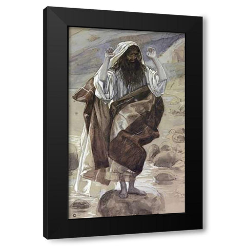 Thaddaus Or Jude Black Modern Wood Framed Art Print by Tissot, James