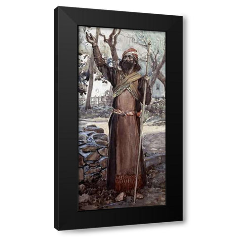 Zechariah Black Modern Wood Framed Art Print by Tissot, James