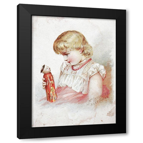 Mclaughlins Coffee Black Modern Wood Framed Art Print with Double Matting by Unknown