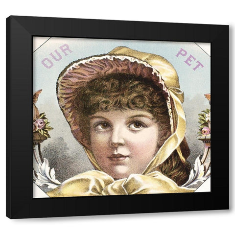 Our Pet Black Modern Wood Framed Art Print with Double Matting by Unknown