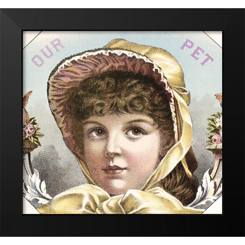 Our Pet Black Modern Wood Framed Art Print by Unknown