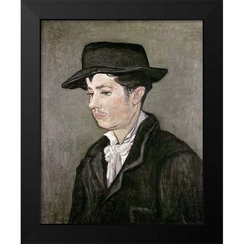 Portrait of Armand Roulin Black Modern Wood Framed Art Print by Van Gogh, Vincent