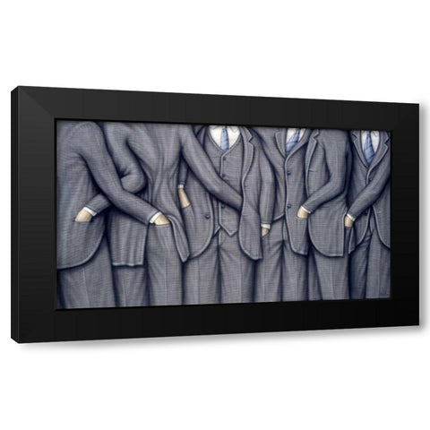 High Risk 1994 Black Modern Wood Framed Art Print with Double Matting by Bertani, Ernesto