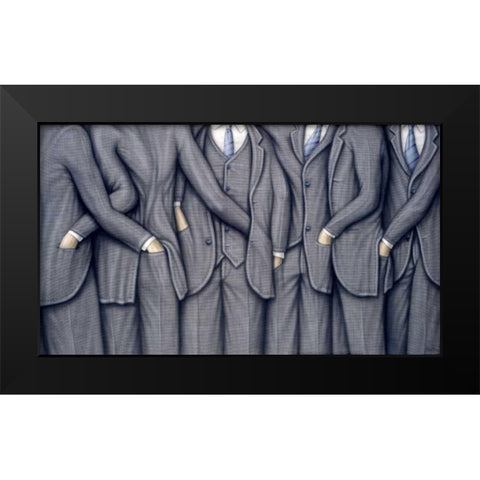 High Risk 1994 Black Modern Wood Framed Art Print by Bertani, Ernesto