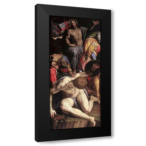 Resurrection of Museumist Black Modern Wood Framed Art Print by Campi, Antonio