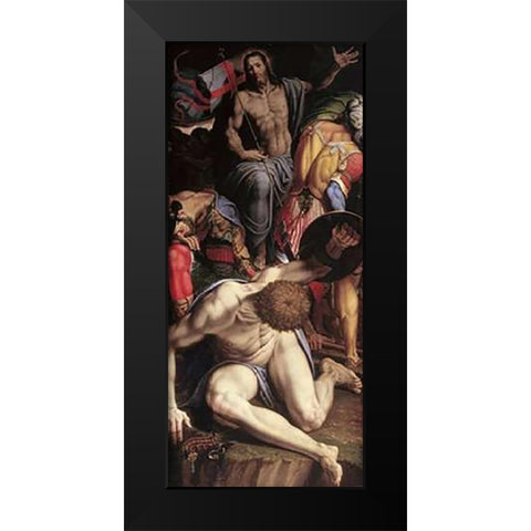 Resurrection of Museumist Black Modern Wood Framed Art Print by Campi, Antonio