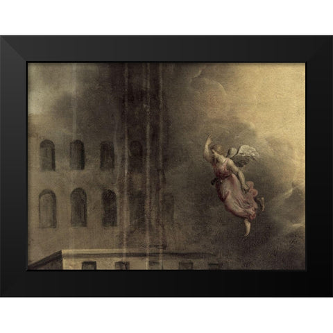 The Pool of Bethesda Black Modern Wood Framed Art Print by Droochsloot, Joost Cornelisz