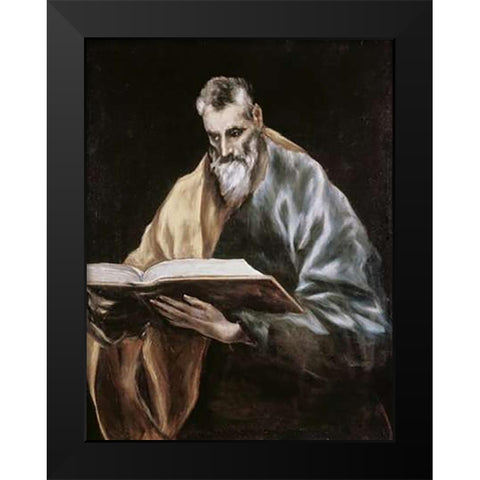 Simon Black Modern Wood Framed Art Print by Greco, El