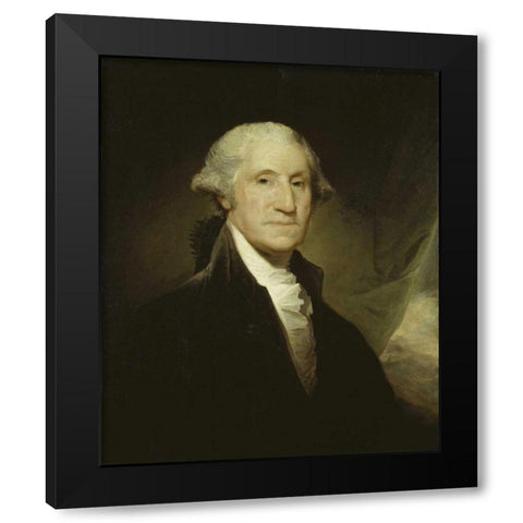 George Washington Black Modern Wood Framed Art Print by Stuart, Gilbert