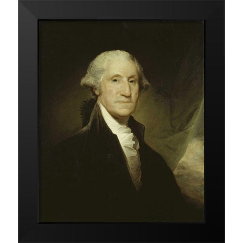 George Washington Black Modern Wood Framed Art Print by Stuart, Gilbert