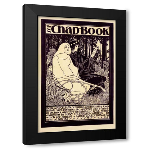 The Chap-Book / Being a Miscellany Black Modern Wood Framed Art Print by Bradley, William H.